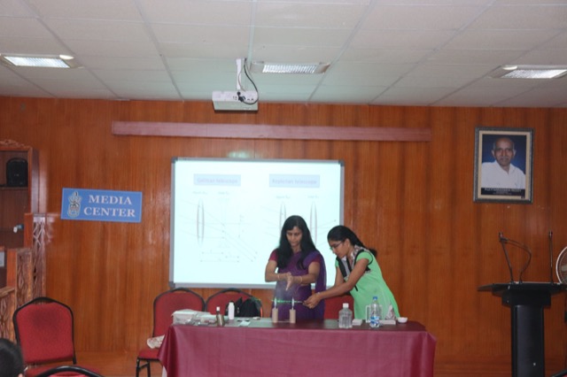 Ms Smita Fangaria Talk on Telescope at  RBVRR Wemen College  Hyderabad