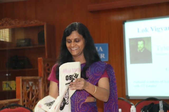 Ms Smita Fangaria Talk on Telescope at  RBVRR Wemen College Hyderabad